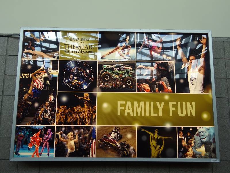 lot 2049 image: Kemper Arena Memorabilia Sign