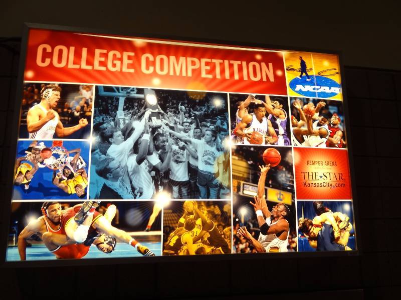 lot 2053 image: Kemper Arena Memorabilia Sign