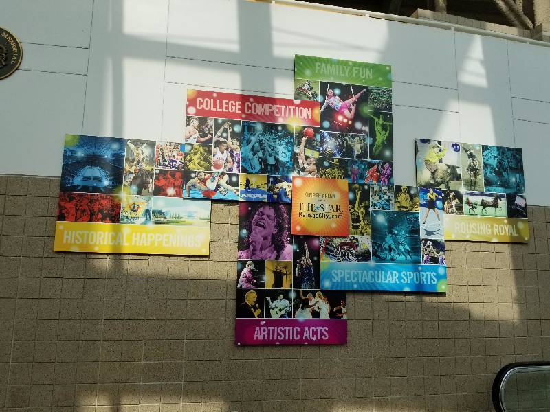 lot 99 image: 6 Panel Collage of Images from Kemper Arena