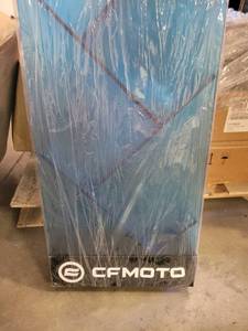 lot 471 image: CF Moto Display Cabinet, Blue