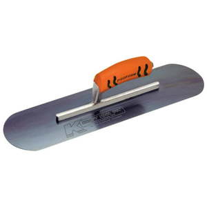 lot 702 image: Kraft Tool Co 16 In. X 4 In. Blue Steel Pool Trowel With Proform Handle On A Short Shank