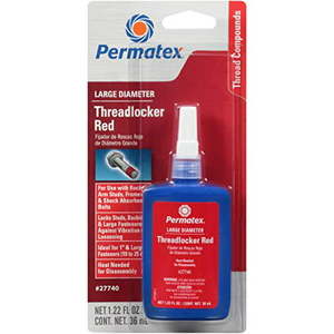 lot 732 image: Permatex 27740 Large Diameter Threadlocker Red 36 Ml 36 Milliliter