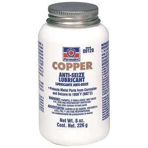 lot 788 image: 2pk Permatex Copper Anti-Seize Lubricant - Prevents galling seizing and corrosion 8 oz can sold by each