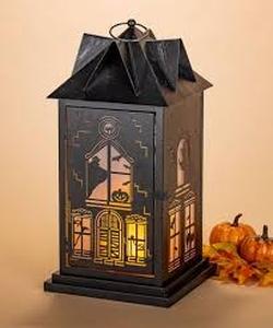 lot 519 image: Halloween Fireglow Latern with Candle