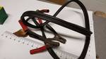 Used set of 6 foot battery jumper cables with LD clamps