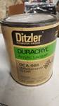 New can of Dirzxler Duracryl Acrylic clear lacquer