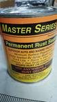 Quart can of Master Series permanent rust sealer