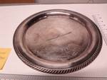 12 Inch Round W.M. Rogers Silver Plate