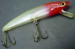 New Renegade Pro Series Crank Bait long skinny fishing lure Red head clear body
