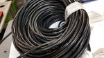 300 feet of new black plastic rubber braided hose .0250