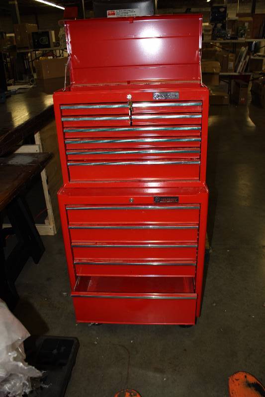 Husky 36 in. 14Drawer Tool Chest and Combo in Red Marcus Haus Solutions Tools and