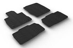 lot 2301 image: GledRing Rubber Car Mats FrontRear for 2020-2023 Ford Explorer Platinum