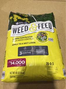 lot 5306 image: Weed And Feed Lawn Fertilizer 40Lb
