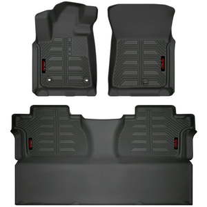 lot 5309 image: Gator Black Front and 2nd Seat Floor Liners its 14-19 Toyota Tundra CrewMax Cab