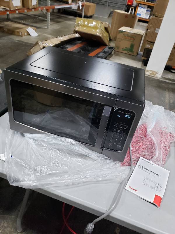 SEE NOTES TOSHIBA Air Fryer Microwave Oven 1.0 Cubic Foot Black  ML2-EC10SA(BS) for sale online