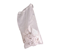 lot 1208 image: Impact CH015 Mesh Bag, 20 Length x 17 Width, White (Case of 12)
