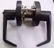 lot 1273 image: Security Pro Model SP5052ACL10B Matte Black Lever Lock