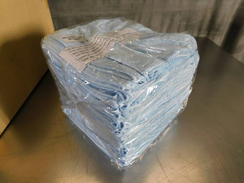 lot 1051 image: Case of Microquick Microfibre Cleaning Cloths