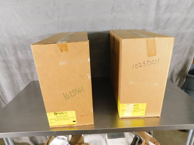 lot 1157 image: 2 Cases of Flanders 20 x 22 x 1 Pleated Air Filters