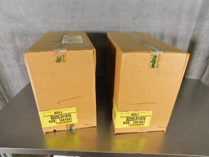 lot 1161 image: Lot of Flanders 16 x 16 x 1 Pre Pleated Air Filters