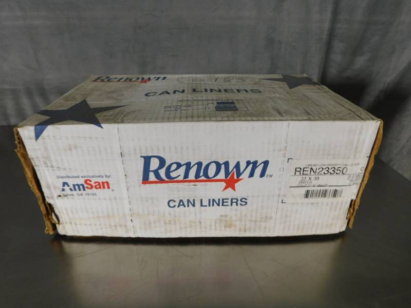 lot 1199 image: Case of Linear Low Densit 33 x 39 Canliners