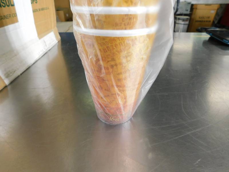 lot 1308 image: Case of Dart Graphically Enhanced 16oz Insulated Cups