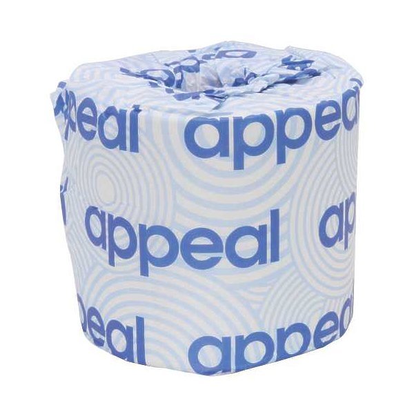 lot 1115 image: Case of 96 rolls Appeal 274738 Appeal Bath Roll Tissue Single Wht