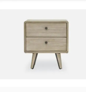 lot 50687 image: Oliver Space Elio Nightstand, Latte, Retail $439.00