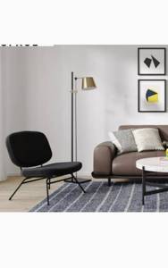 lot 50694 image: Oliver Space Hesse Floor Lamp, GoldenBlack, Retail $329.00