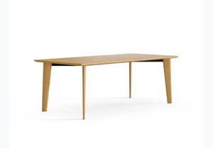 lot 50702 image: Oliver Space Marigold Dining Table, Wood Color, Retail $1,209.00