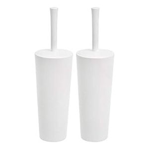 lot 52080 image: AmazonCommercial Toilet Brush and Holder Set - 2-pack