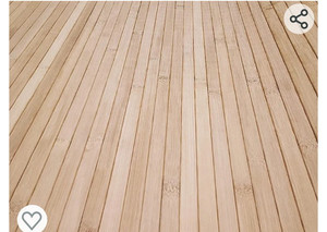 lot 52088 image: Fluted Bamboo Wood Panel on flexible backing (47.25 x 47.25 sheet)