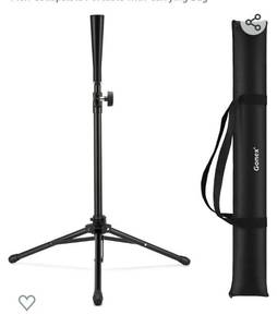 lot 52142 image: Gonex Baseball Tee Softball Training Tee Practice Hitting Batting Tripod Stand Rubber Tee for Women Men Collapsible Portable with Carrying Bag