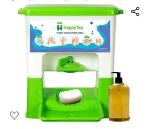 lot 52147 image: HappyTap Portable Sink - Hand Washing for Schools & Daycares (1, Extended tap handle)