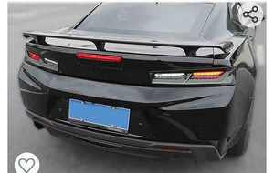 lot 52159 image: ZZDSNJ Glossy Black Spoiler for 2016-2022 Chevrolet Camaro All Models A Factory Style ABS Spoiler Wings