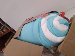 lot 52178 image: Elemuse 3inch Mattress Protector, Unknown Size