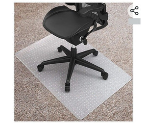 lot 52234 image: Kuyal Desk Chair Mat for Carpet, 30 x 48, ( Used )