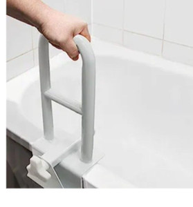 lot 52236 image: Vaunn Medical Adjustable Bathtub Safety Rail, Model M775N-AAWH-APVM