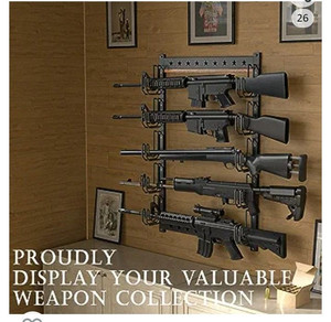 lot 52237 image: Vieway Wall Mount Gun Rack, Model MK887