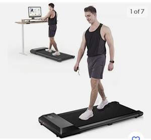 lot 52300 image: DeerRun Walking Pad Under Desk Treadmill with LED Display, Model BA04