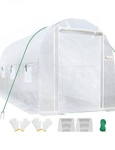 lot 52320 image: King Bird Upgraded 10x 6.6 x 6.6 Large Walk-in Greenhouse