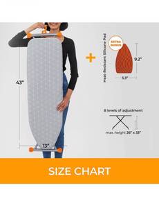lot 52325 image: Happhom Ironing Board, 13 x 43
