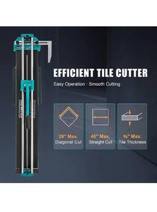 lot 52327 image: Zelcan Manual Tile Cutter for Ceramic Tiles or Porcelain Tiles