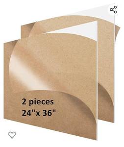 lot 52348 image: Clear Acrylic Sheet 18 Thick 24x36, 3mm Plexiglass Sheet, Cast Acrylic Plastic Sheet (2 Pcs), Acrylic Plexiglass Sheet for Laser Cutting Sign Craft Display Shelf Window - Plexiglass sheets 18 inch Thick