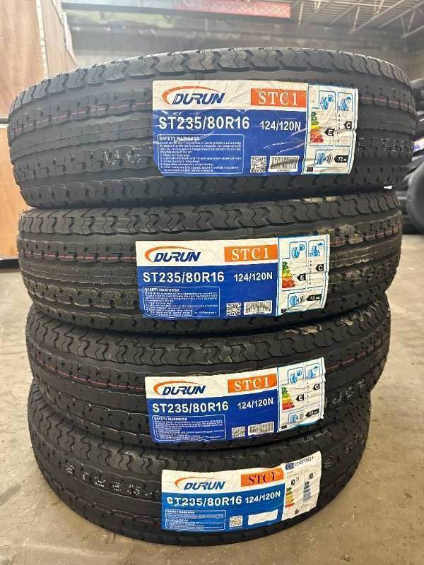 lot 1008 image: New Lot of (4) ST23580R16 Trailer Tires