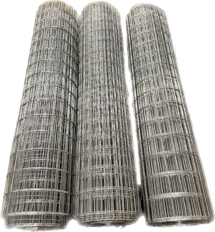 lot 1011A image: NEW LOT OF (3) 5FTx100FT 2INx 4IN WELDED WIRE 14 GA FENCING