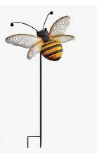 lot 410003 image: Balancing Insect Garden Stakes Bumblebee