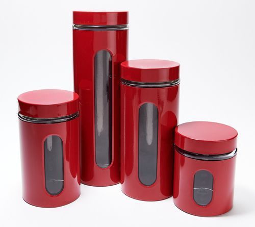 lot 410013 image: Retail - $32.50 Primula 4-Piece Glass & Stainless Food Storage Colors May