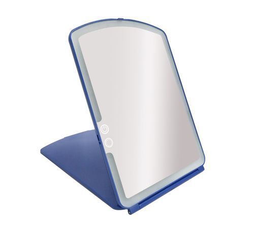 lot 410052 image: Retail - $43.72 Blushly Super Slim LED Lighted Folding Vanity Colors May Vary