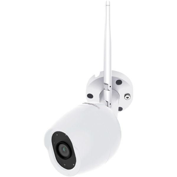 lot 410054 image: Energizer Connect EOX1-1002-WHT Smart 1080p Outdoor Camera With Camera Streaming (White)